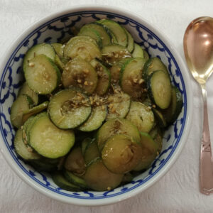 Herbed Zucchini with Ginger and Garlic