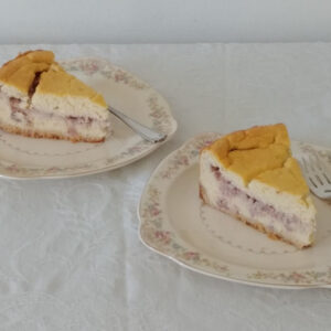 Strawberry Lemon Ricotta Cheesecake
