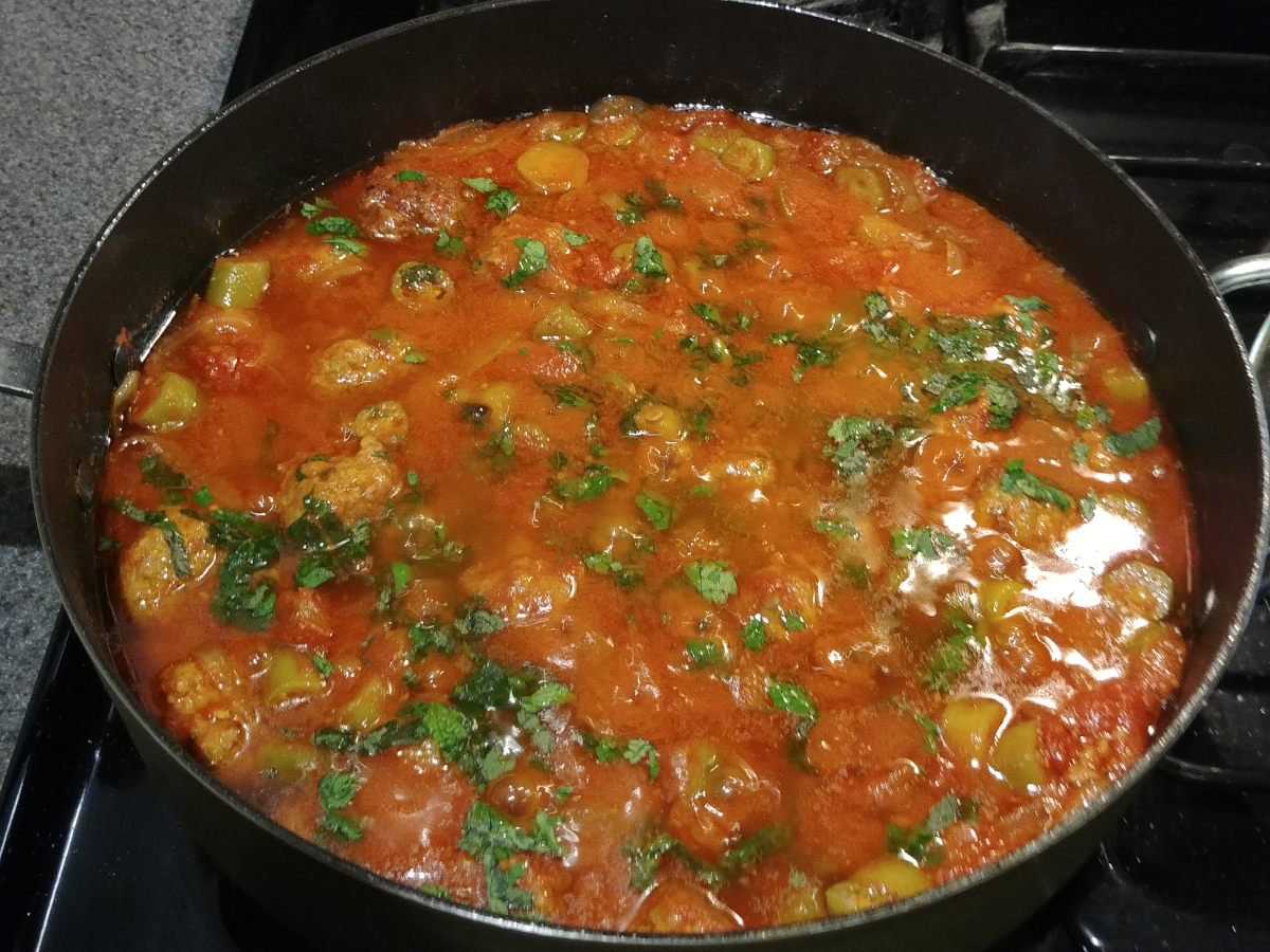 Indian Inspired Meatball Curry