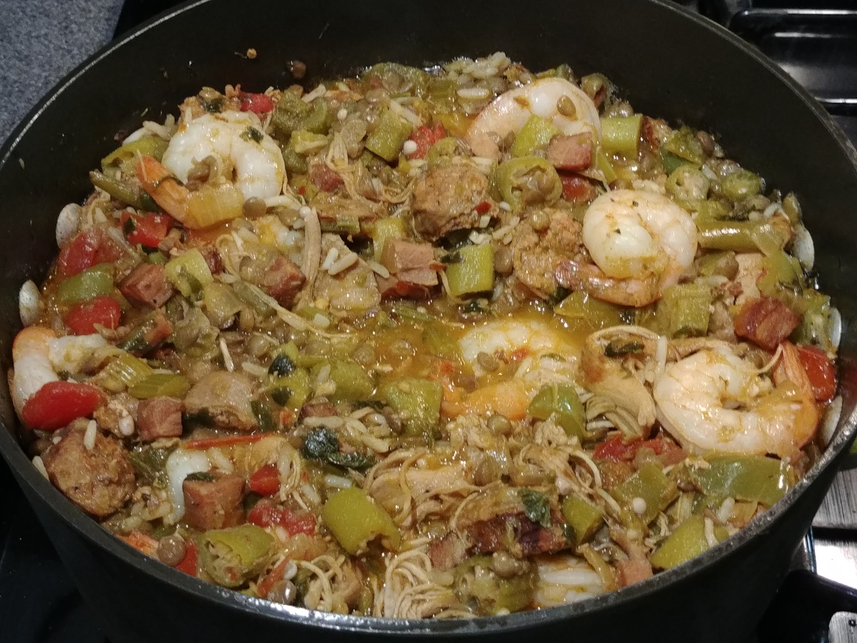 Creole Gumbo with Lentils