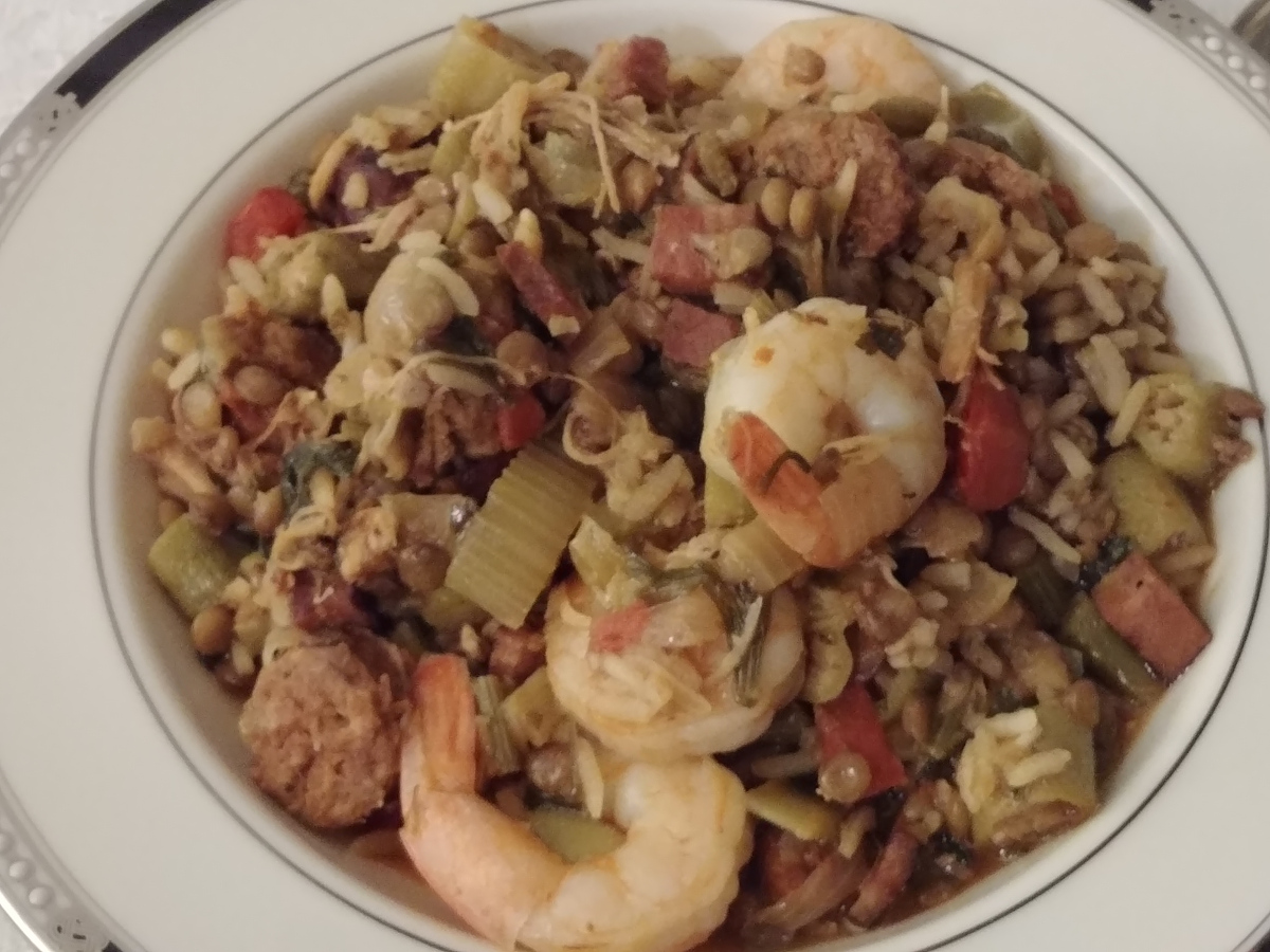 Creole Gumbo with Lentils