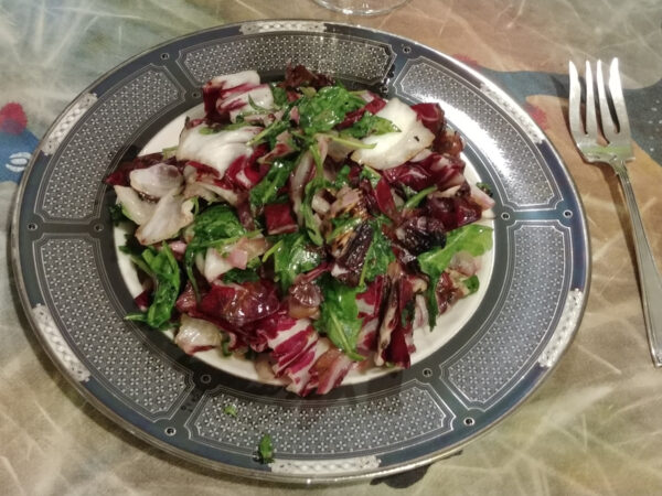 Grilled Radicchio and Arugula Salad