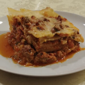 Lasagna alla Bolognese with Ricotta