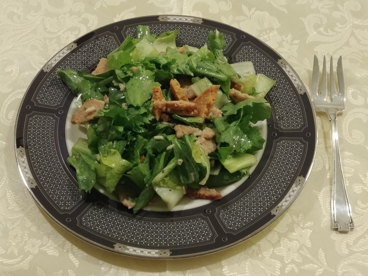 Family-style Rustic Escarole Salad