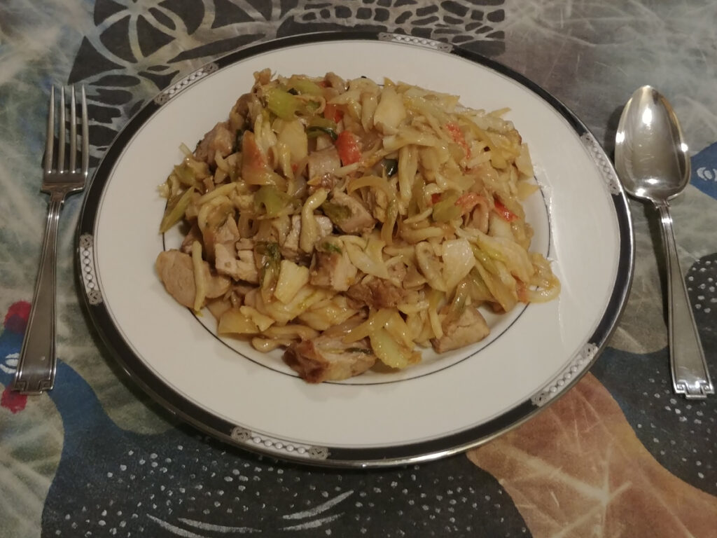 Pork and Imitation Crab Stir Fry Recipe PDF Cook and Eat at Home Cook